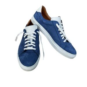 SPELL Luxury Men’s Blue Suede Sneakers